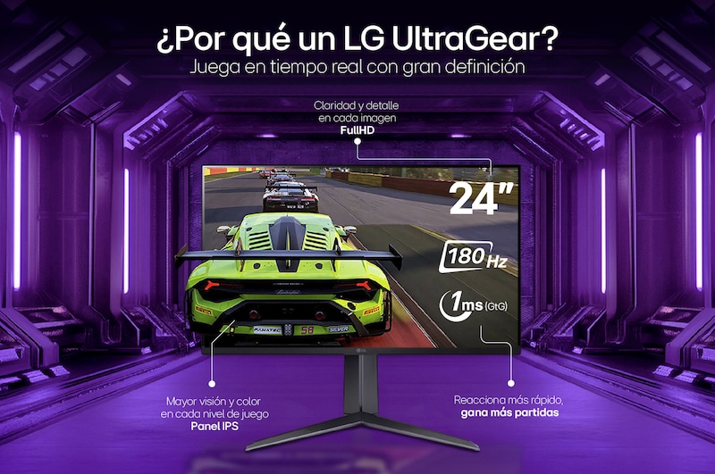 Monitor Gamer UltraGear™ 24" FHD